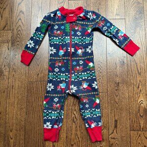 Hanna Andersson Baby Zip Sleeper Gnome Sweet Gnome 18-24 Months Organic Cotton